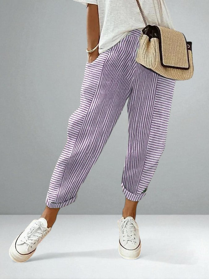 The Tildy Striped Lounge Pants