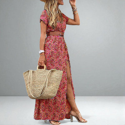 The Sybella Boho Maxi Dress