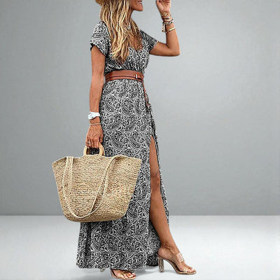 The Sybella Boho Maxi Dress