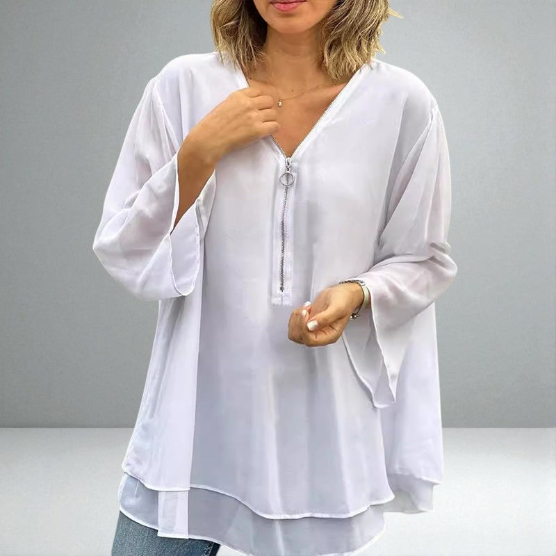 The Heidi Zip Top