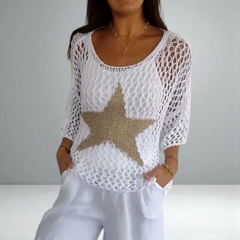 The Jiah Starry Knit Top