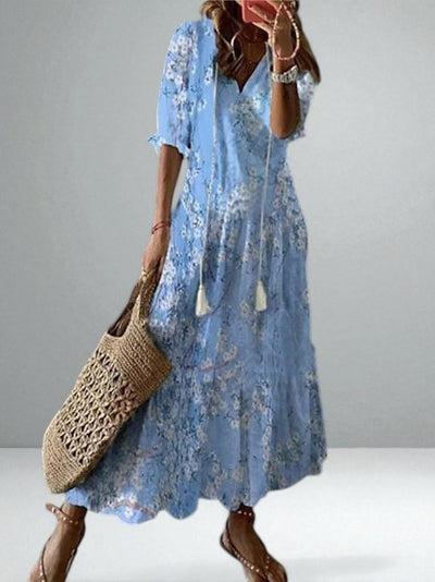 The Dianna Boho Tummy Coverage Dress