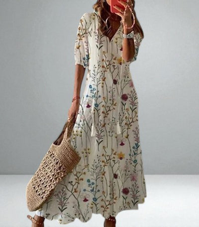 The Dianna Boho Tummy Coverage Dress