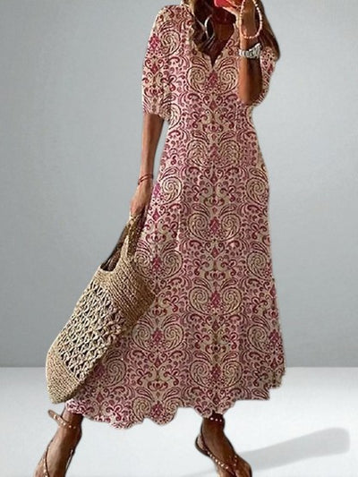 The Dianna Boho Tummy Coverage Dress