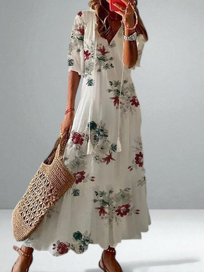 The Dianna Boho Tummy Coverage Dress